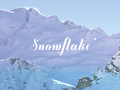 Snowflake - Rebound blue buttermilk purple rebound snow snowflake