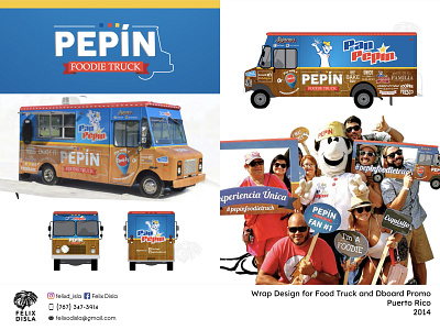 FoodTruck Wrap Design