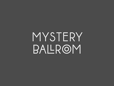 Mystery Ballroom Event Logo ballroom logo logotype mystery