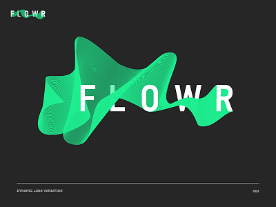 DYNAMIC LOGO CONCEPT for FLOWR dynamic flow logo wave