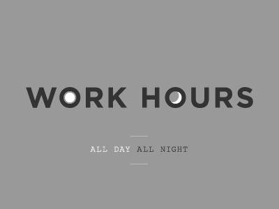 Work Hours identity logo wordmark work hours