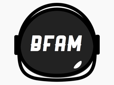 B.F.A.M. logo ranger font lost type