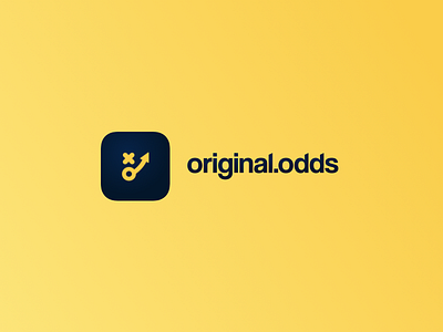 Logo and icon design for original.odds. icon logo