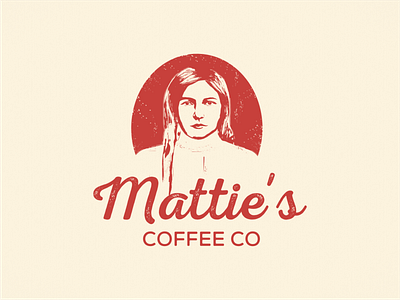 Mattie's branding graphic design illustration logo vektor vintage
