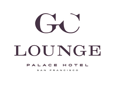 GC Lounge Logo design logo logotype typography