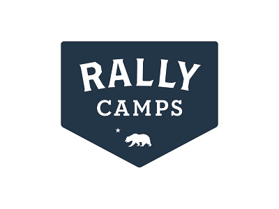 RALLY CAMPS LOGO design logo logotype typography vector