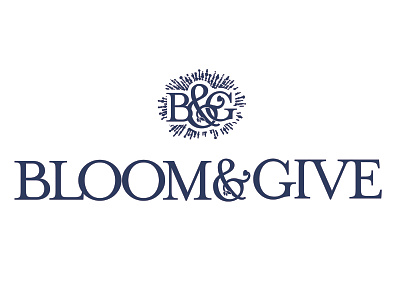 Bloom and Give Logo design logo logotype vector