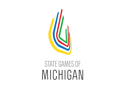 michigan State Games Logo branding design logo logotype typography vector