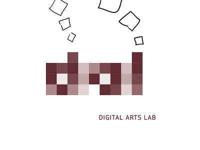 Digital Arts Lab Maeda Logo branding design illustration logo logotype typography vector