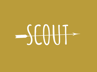 Scout Logo branding design illustration logo logotype typography vector