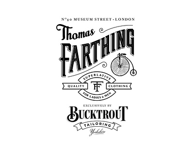 Thomas Farthing branding design illustration logo logotype typography vector