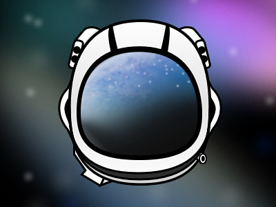 (11/100) Spaceman 100 day challenge design galaxy helmet illustration killers minimal space spaceman stars universe vector