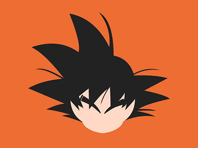 (41/100) Son Goku 100 day challenge anime cartoon dbz design dragonball fanart flat goku illustration japan japanese minimal orange saiyan son goku vector videogame videogames warrior