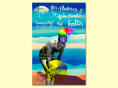 Mrs Flubber y la aplastante "diminutez" del todo art art direction book collage cover cover design editorial graphic design music poster poster design