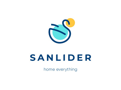 Sanlider logo logo online store s swan