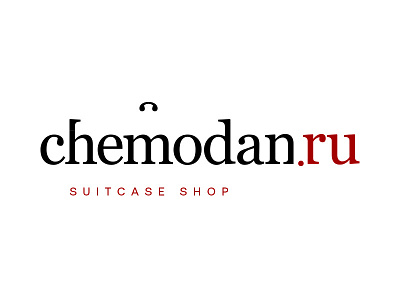 Chemodan.ru – suitcase shop brand identity logo suitcases