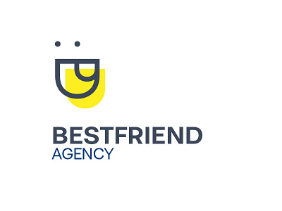 Bestfriend Agency brand dog friend identity logo