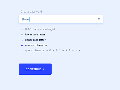 Password Validation Process forms password ux validation