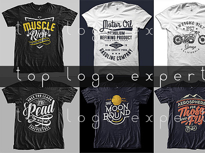 Design Bulk Custom Typography T shirt professionally