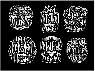 Mother's Day Creative new typography t shirt design service adobe illustrator cc clothing brand design funny shirt design illustration khala t shirt logo for t shirt mama mom mom t shirt t shirt design typography