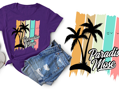 Paradise Mose t shirt design creative design