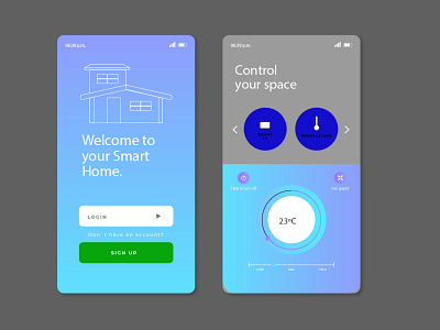 Smart home ui Solution