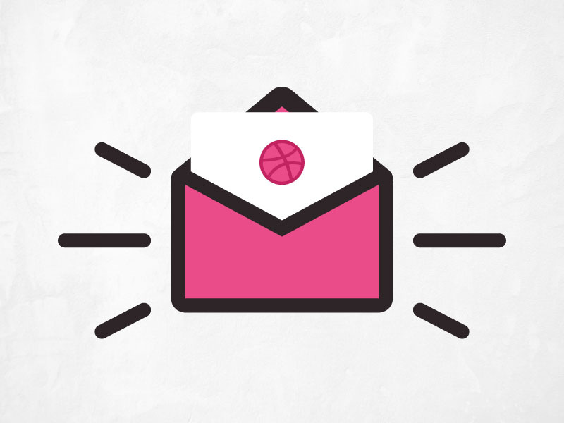 Open Invite open giveaway lines pink envelope invites invite