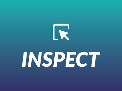 Inspect branding arrow branding gradient icon inspect logo podcast pointer