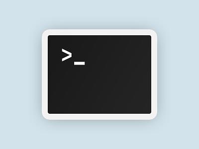 Terminal Sticker black code developer label sticker terminal