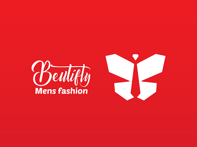 butterfly and tie logo