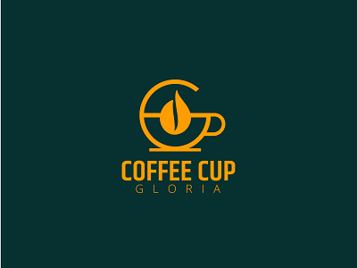 Coffee Bean And Coffee Cup Logo