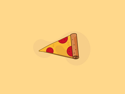 02-Pizza branding challenge colors design flat food hello dribbble illustration illustrator pizza vector