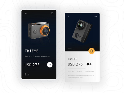 ThiEYE app branding colors design flat icon typography ui ux web