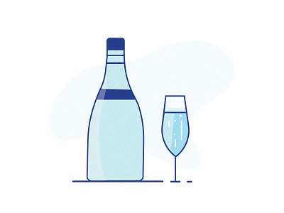 Blue challenge colors design flat hello dribbble illustration illustrator minimal simple vector