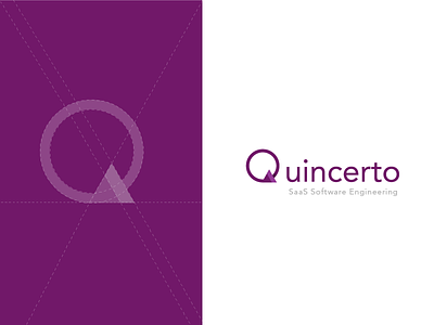 Quincerto Logo branding clean grids identity logo logo grid quincerto saas software web