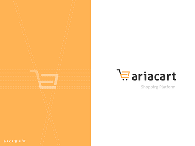 Ariacart Logo ariacart ecommerce grids.logo gridsorange logo minimal online shopping shopping