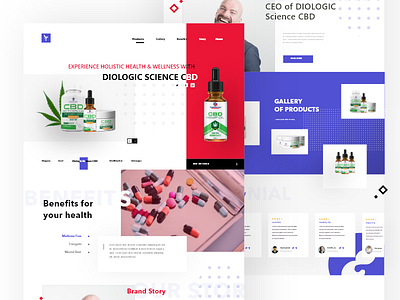 CBD Product Landing Page