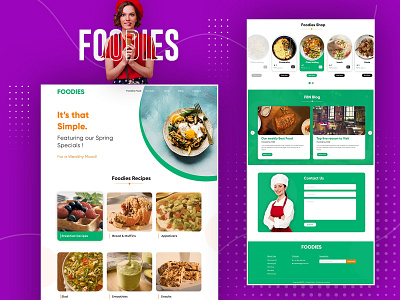 Foodies-Landing Page