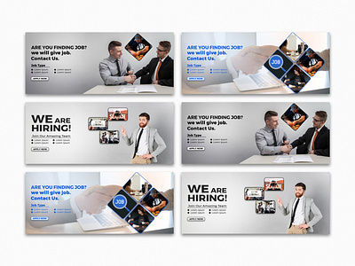 Job Agency Web Banner Design / Web Banner