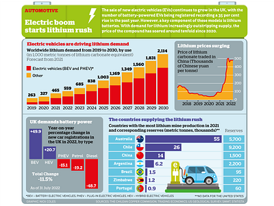 Infographic: The lithium rush infographic