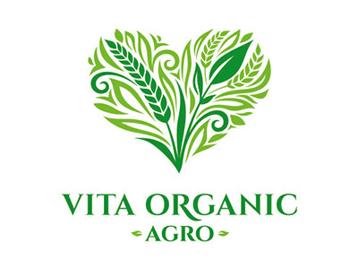 Vita Organic Agro eco green logo logodesign logovo logovodesign organic