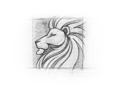 Lion Sketch beast brand identity consulting corporate style design finance graphics law lion lion head lion king litvinenkostudio logo sketch strength wild cat