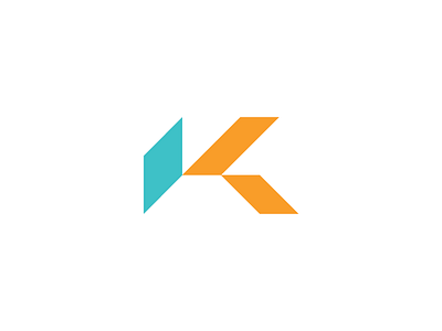 Kurman air conditioning aqua brand identity corporate style geometric logo graphic design heating k letter k logo k monogram litvinenko studio logo design minimalism orange pattern