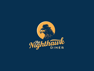 The Nighthawk Diner logo concept