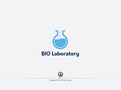 BIO Laboratory 2d design business logo clean company logo creative design design concept graphic design illustrator lab logo logo logo design unique