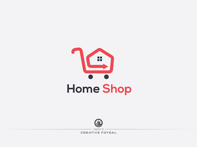 Home Shop Logo 2d design business logo clean company logo creative design design concept graphic design logo logo design minimalist logo unique website logo