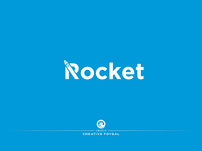 Rocket Logo 2d design business logo clean creative design concept graphic design lettermark logo logo logo design minimalist logo unique website logo wordmark logo