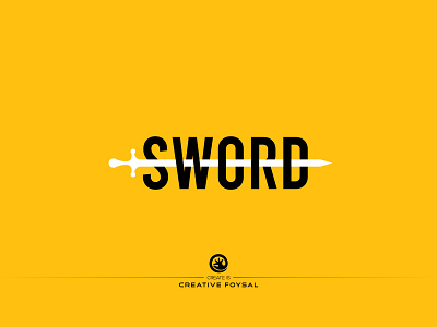 Sword Logo 2d design business logo clean company logo creative design concept graphic design lettermark logo logo logo design minimalist logo unique website logo wordmark logo