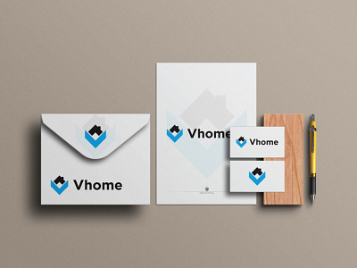 Vhome Logo Branding