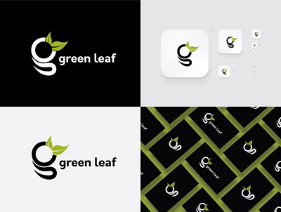 Green Leaf Logo 2d design brand logo branding business logo clean creative design design concept graphic design logo logo design minimalist logo original logo unique vector file